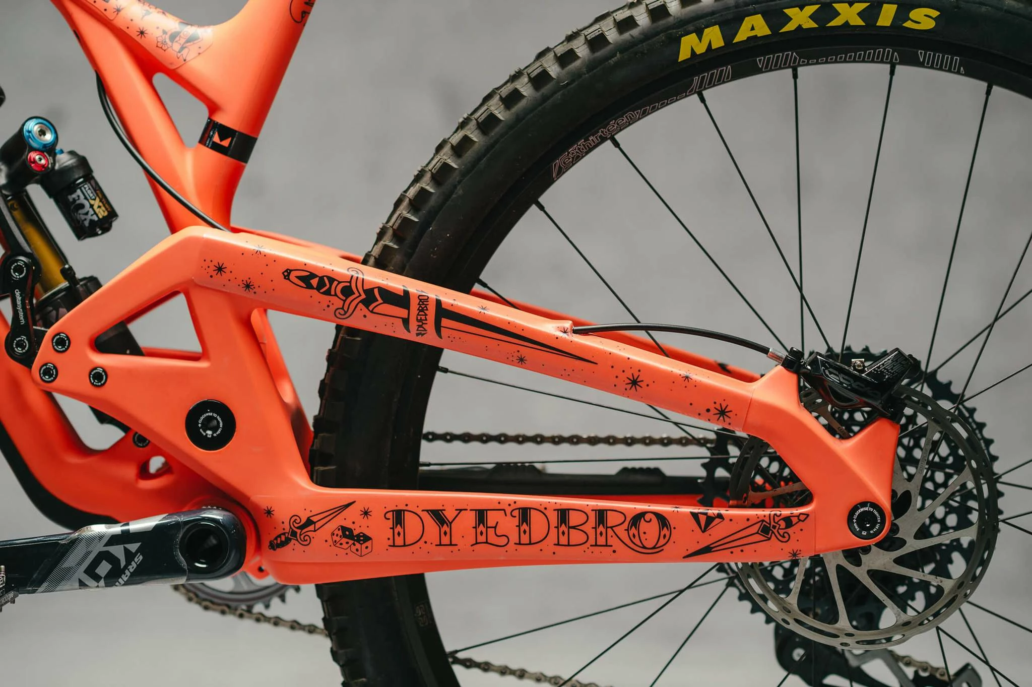 DyedBro Old School Tattoo Rammefolie – Sort 4 DyedBro Old School Tattoo Rammefolie – Sort - Billede 4