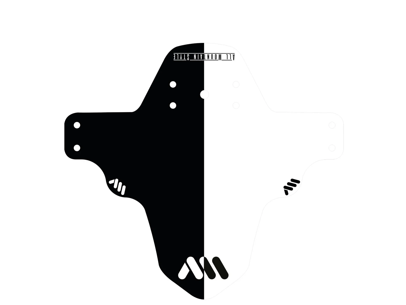 All-mountain-style ALL MOUNTAIN STYLE Mudguard – Black & White 1 All-mountain-style ALL MOUNTAIN STYLE Mudguard – Black & White