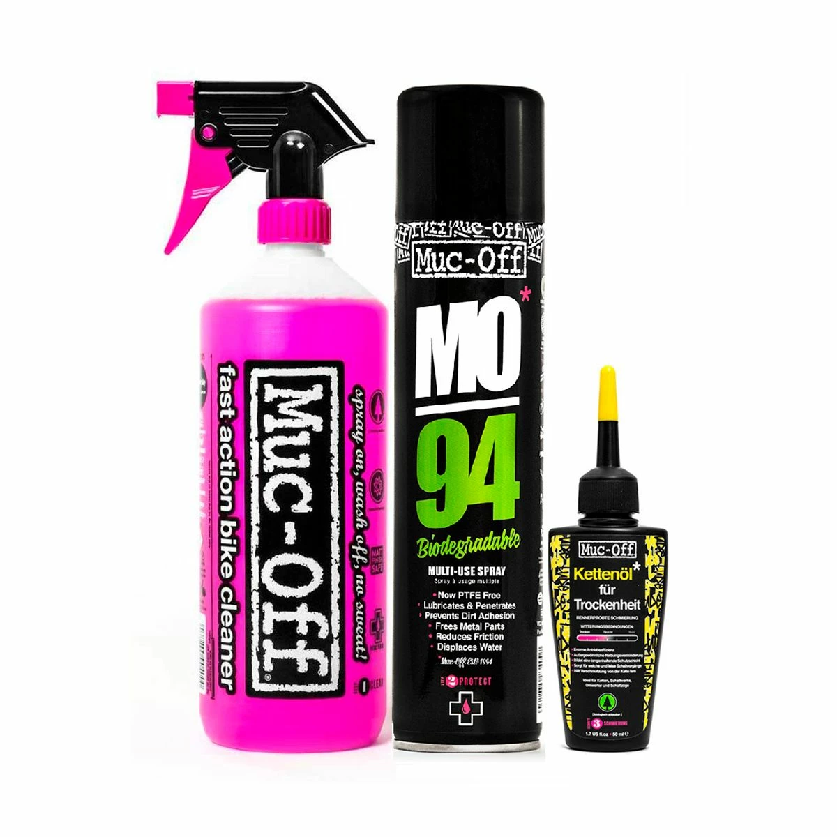 Muc-Off – Wash, Protect And Dry Lube Kit 1 Muc-Off – Wash, Protect And Dry Lube Kit