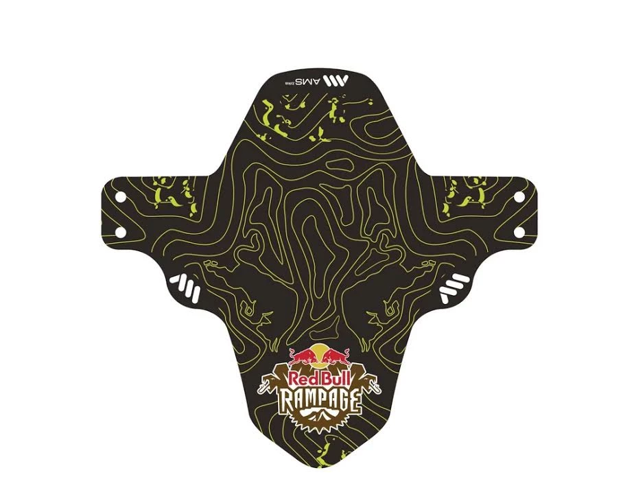 All-mountain-style ALL MOUNTAIN STYLE Mudguard Red Bull Rampage White 3 All-mountain-style ALL MOUNTAIN STYLE Mudguard Red Bull Rampage White - Billede 3