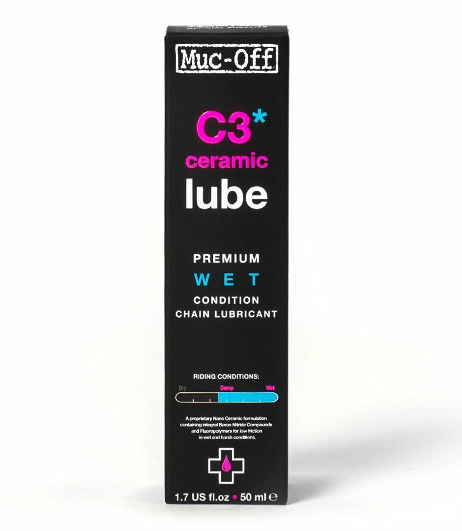 Muc-Off C3 Ceramic Wet Olie 50ml. 2 Muc-Off C3 Ceramic Wet Olie 50ml. - Billede 2