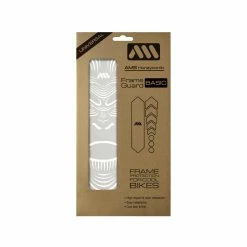 All-mountain-style ALL MOUNTAIN STYLE Beskyttelsesfolie Basic – Abe Hvid -Crankbrothers Salgsbutik AMSFrameGuardBASICAPEWHITE PACK Xweb 1600x