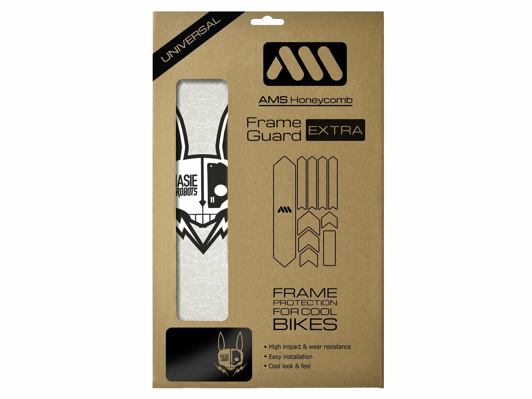 All-mountain-style All Mountain Style Beskyttelsfolie Extra – Hasie & The Robots 3 All-mountain-style All Mountain Style Beskyttelsfolie Extra – Hasie & The Robots - Billede 3