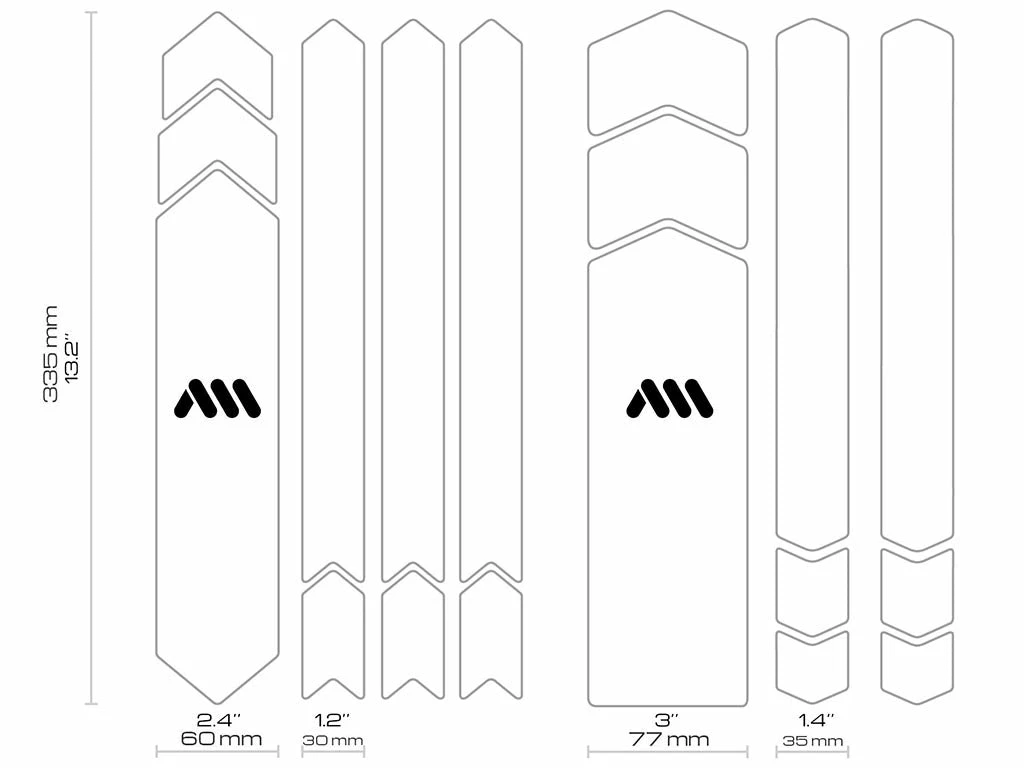 All-mountain-style All Mountain Style Beskyttelsfolie Full – White Zebra 4 All-mountain-style All Mountain Style Beskyttelsfolie Full – White Zebra - Billede 4
