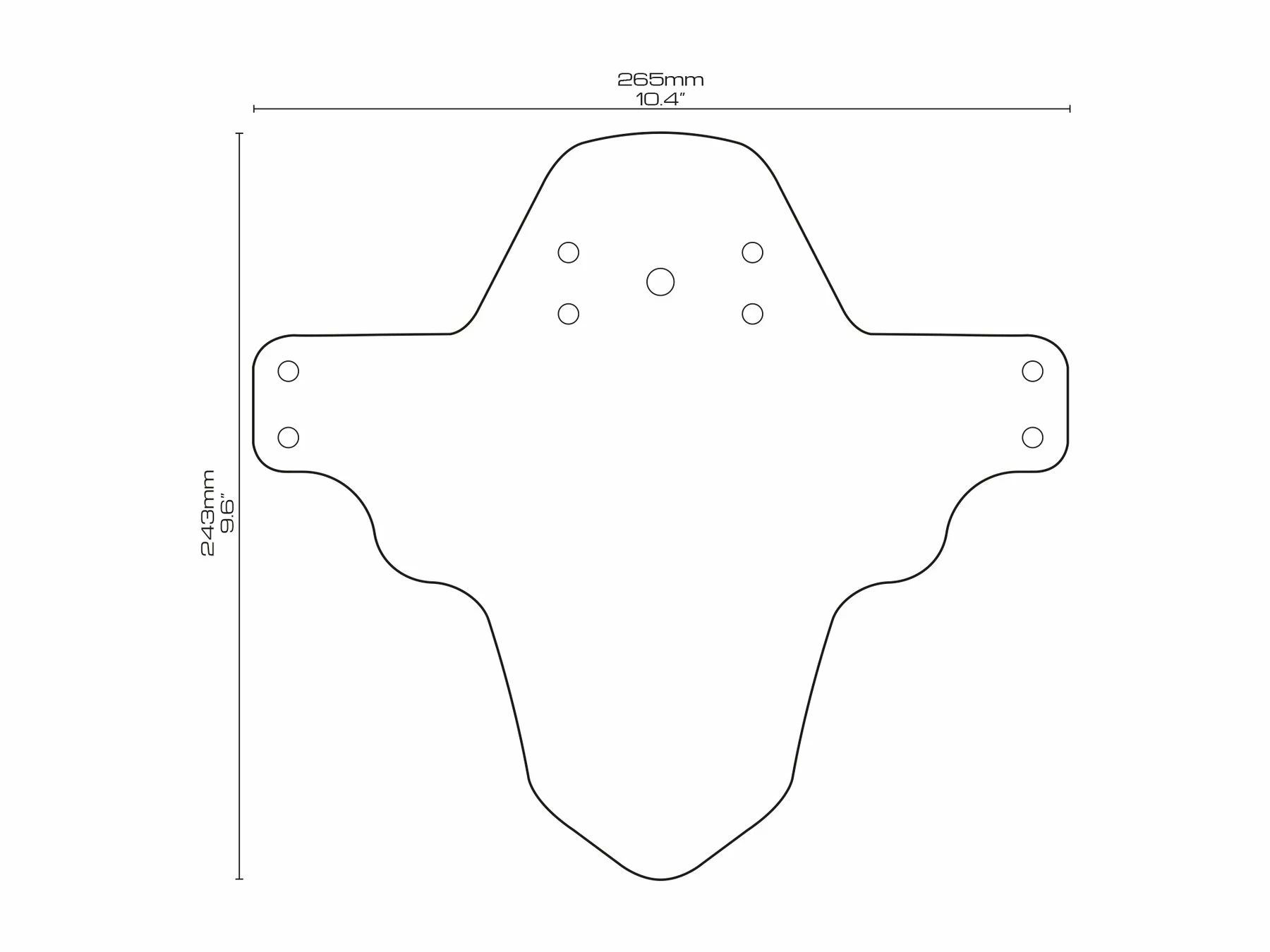 All-mountain-style All Mountain Style Forskærm – Claw 4 All-mountain-style All Mountain Style Forskærm – Claw - Billede 4