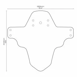 All-mountain-style All Mountain Style Forskærm – Signature -Crankbrothers Salgsbutik AMSMudGuardmeasures 1800x1350