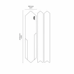 All-mountain-style All Mountain Style Beskyttelsesfolie Kædestage Beskytter – Clear -Crankbrothers Salgsbutik AMS Chain Guard SIZE xweb 1400x 1