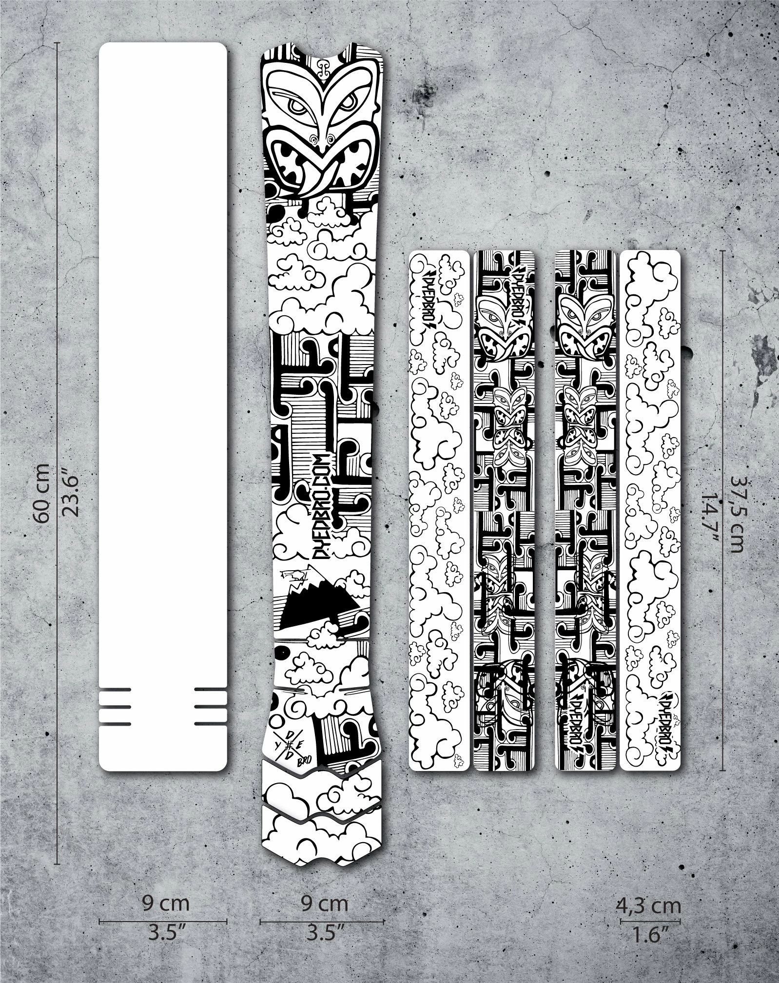 DyedBro Aotearoa Rammefolie Sort – Mat 5 DyedBro Aotearoa Rammefolie Sort – Mat - Billede 5