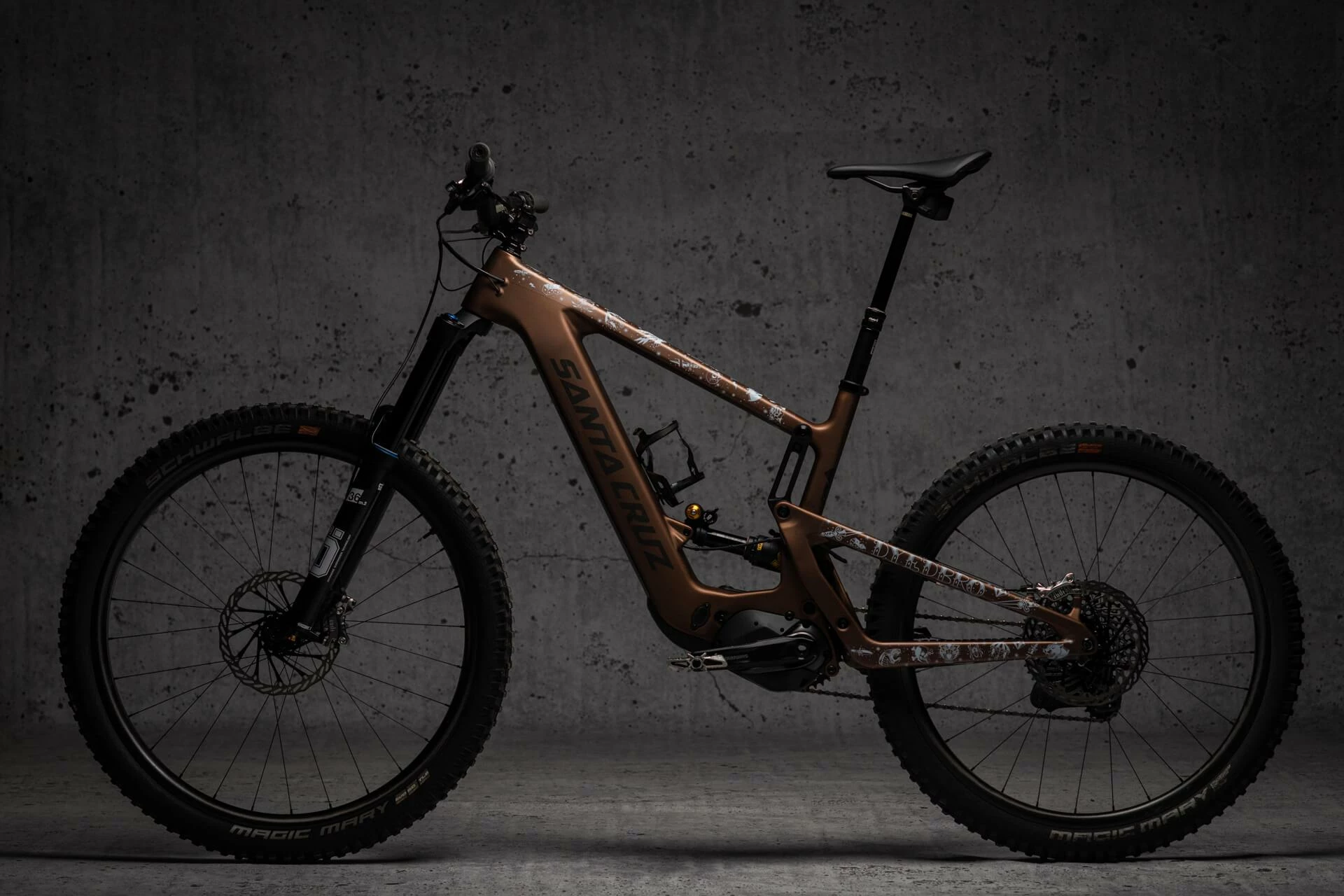 DyedBro Old School Tattoo Rammefolie Emtb Hvid – Mat 3 DyedBro Old School Tattoo Rammefolie Emtb Hvid – Mat - Billede 3