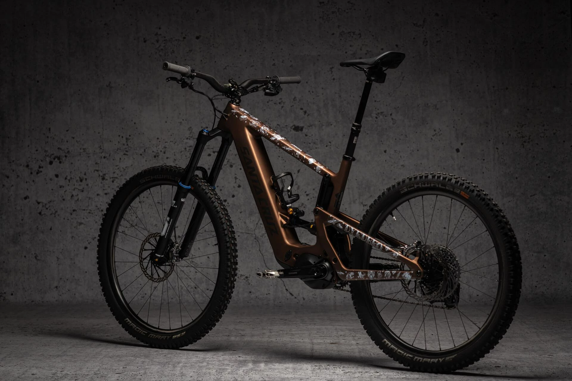 DyedBro Old School Tattoo Rammefolie Emtb Hvid – Mat 2 DyedBro Old School Tattoo Rammefolie Emtb Hvid – Mat - Billede 2