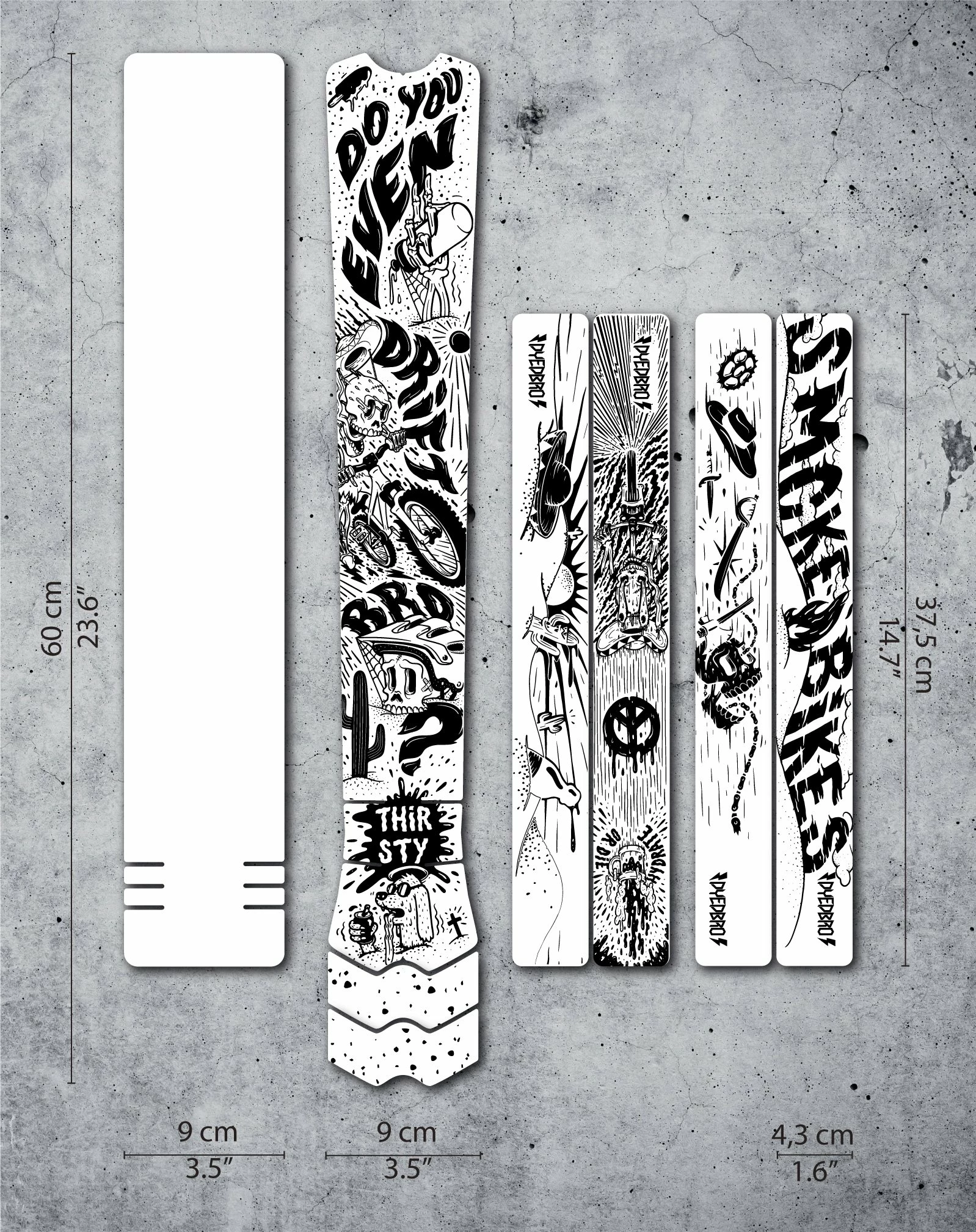 DyedBro Fluor Rammefolie – Mat / Sort 5 DyedBro Fluor Rammefolie – Mat / Sort - Billede 5