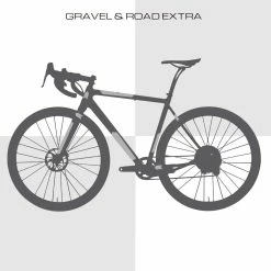 All-mountain-style ALL MOUNTAIN STYLE Beskyttelsfolie Gravel / Landevej – Clear -Crankbrothers Salgsbutik GRAVEL ROAD posicion 1600x