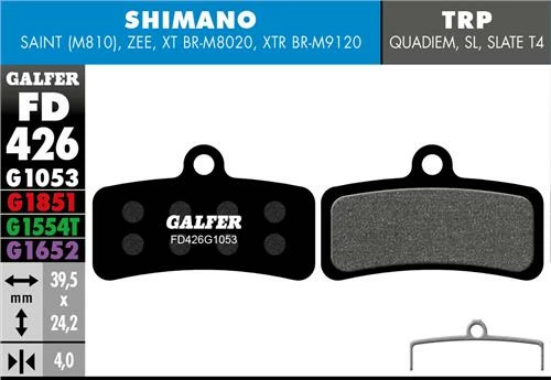 Galfer FD426 Shimano Standard – Bremseklodser 1 Galfer FD426 Shimano Standard – Bremseklodser