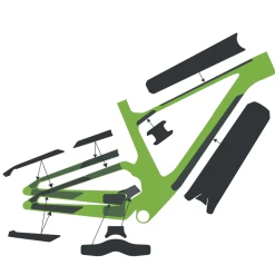 Syncros Folie Sæt 2022 Spark Carbon – Clear Matt