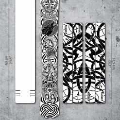 DyedBro Viking Rammefolie Sort – Mat -Crankbrothers Salgsbutik VIKING BLACK GRAFICO WEB 1024x1024@2x