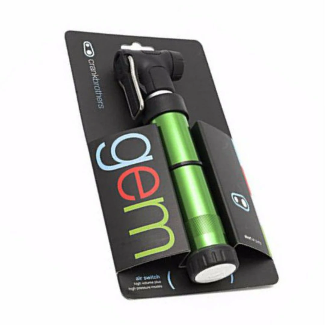 Crankbrothers Crank Brothers Mini Pumpe Gem S – Grøn 2 Crankbrothers Crank Brothers Mini Pumpe Gem S – Grøn - Billede 2