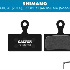Galfer FD452 Shimano SLX/XT/XTR Standard – Bremseklodser