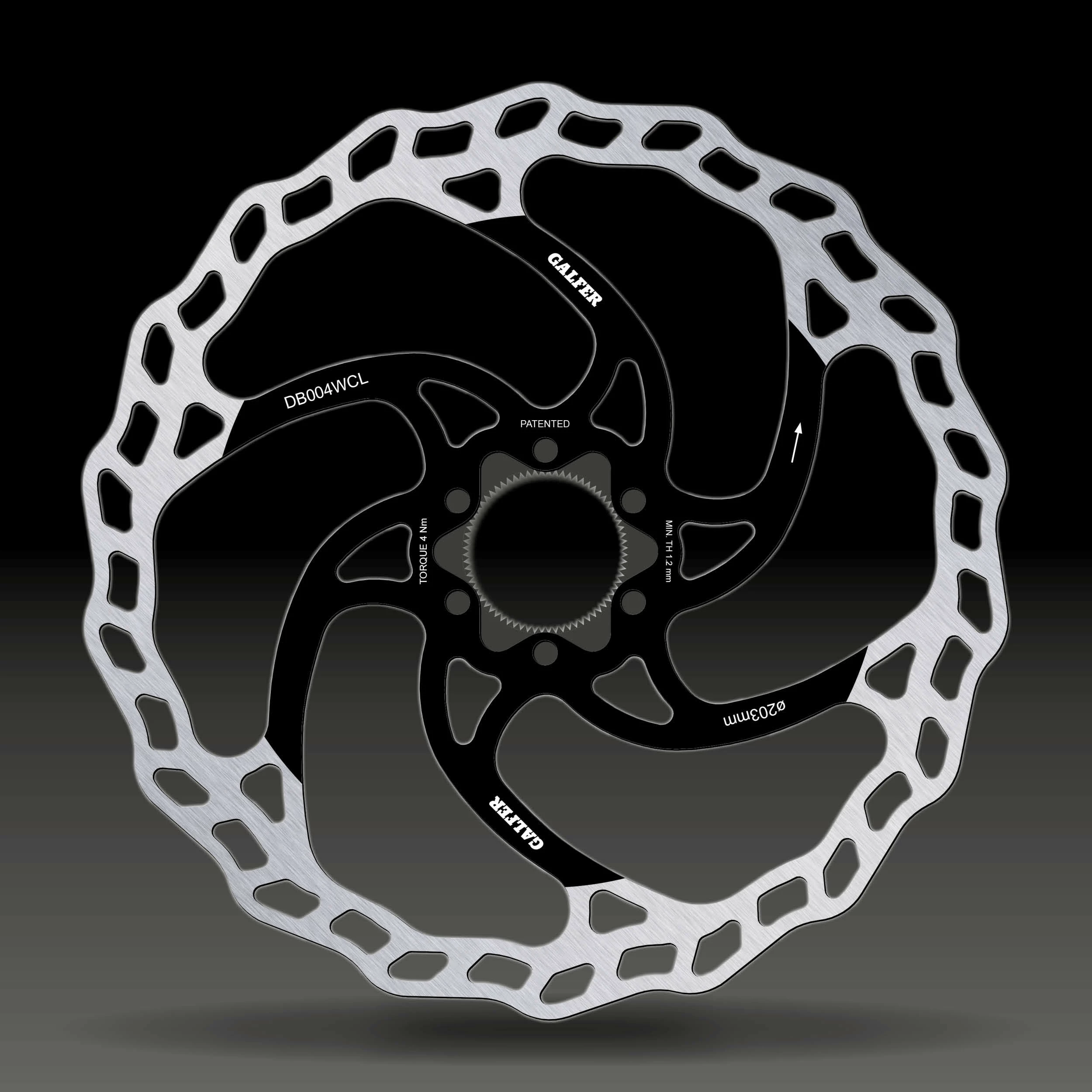 Galfer Bremseskive Centerlock 203 X 1,8 1 Galfer Bremseskive Centerlock 203 X 1,8