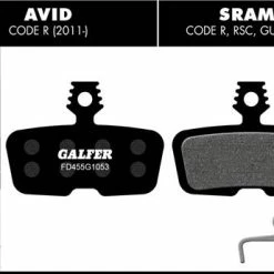 Galfer FD455 Bremseklodser Sram Code R, RSC Guide RE