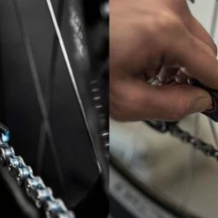 Muc-Off Hydro Dynamic Chain Lube 50ML 15 Muc-Off Hydro Dynamic Chain Lube 50ML -Crankbrothers Salgsbutik team sky hydrodynamic lube application 1